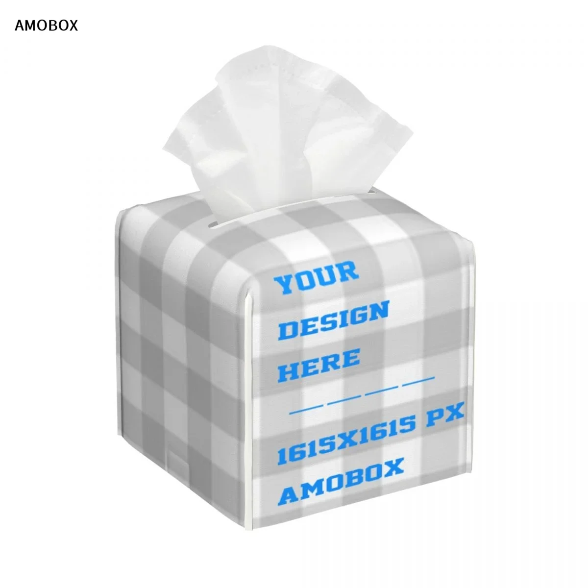 

AMOBOX-Custom Tsue Box Holder, креативный декоративный, идеально подходит для ванных комнат, офиса, автомобиля, тумбочки, уличной палатки, обеденного стола
