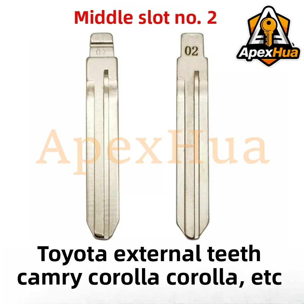 

02# Folding Remote Key Blank for Toyota Camry/Reiz/Corolla (Modifiable via KD/Kino/VVDI/TY Sub-Machines).