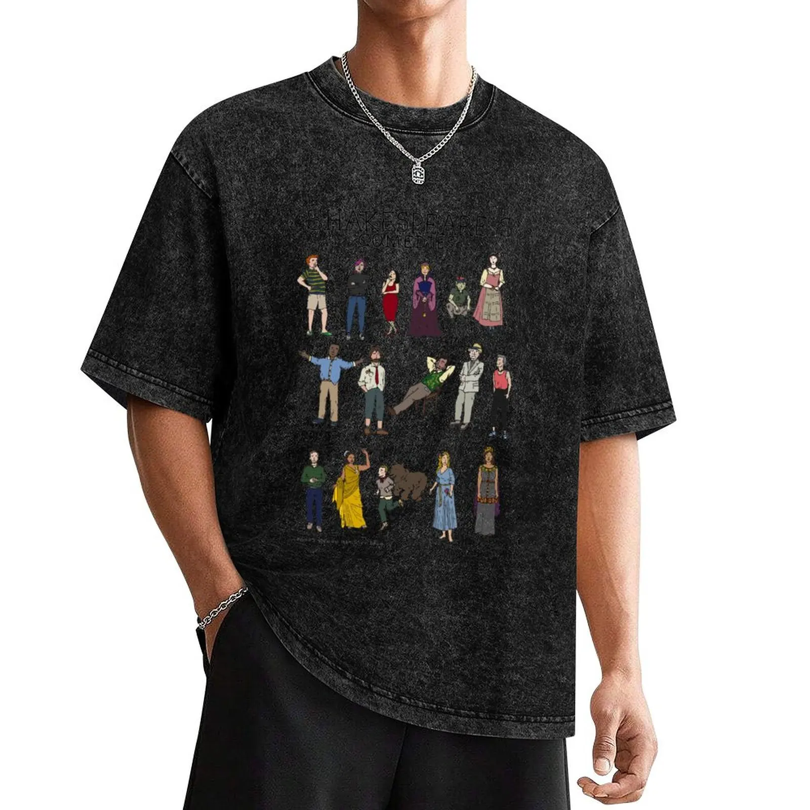 

Shakespeare's Comedies T-Shirt cotton man t-shirts animal prinfor boys anime clothes T-shirt men