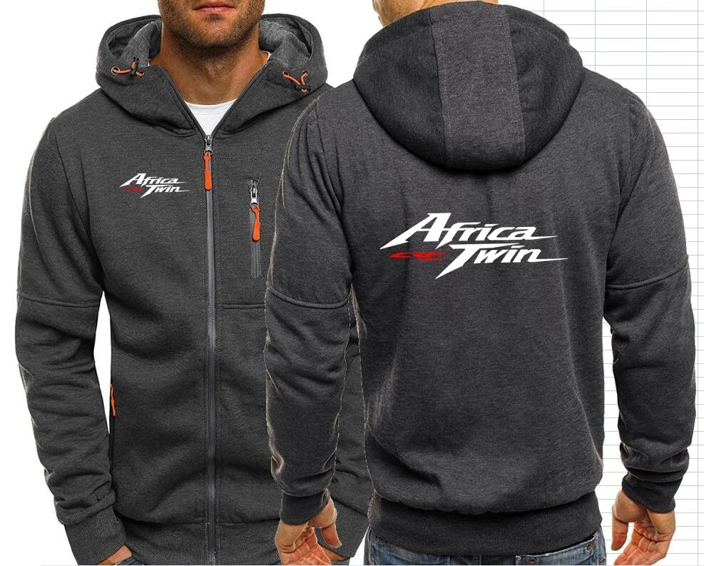 Afrika Twin 1000 L Crf1000 Heren Jasjes Hoodies Jassen Motorfiets Hondaes F1 Rits Sweatshirts Mannelijk Jasje Heren Bovenkleding