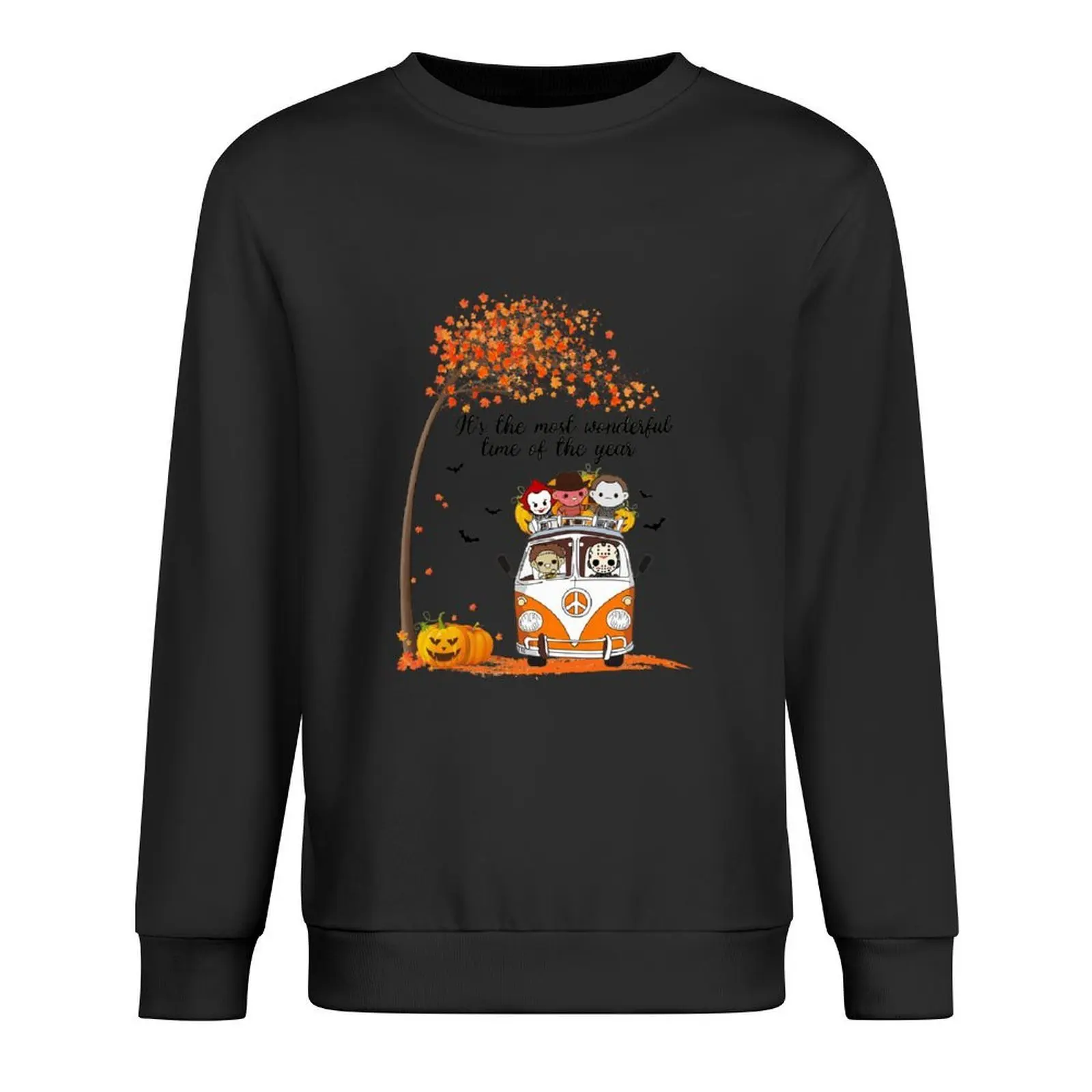 

It's the most wonderful time of the year Halloween Pullover blouse autumn clothes anime clothing hooded sweatshirt for men