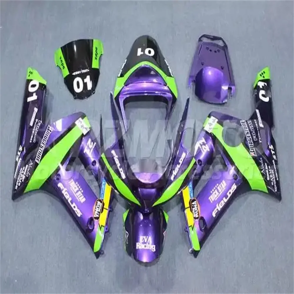 4Gifts New ABS Whole Fairings kit Fit For Kawasaki ZX-6R ZX6R 636 2003 2004 03 04 Bodywork Set Custom