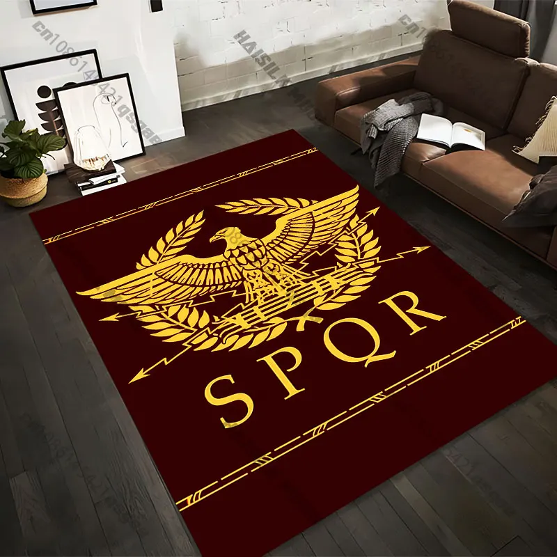 21 Sizes Roman empire symbol authority Printed Area Rugs for Adult Yoga Mats Living Room Decor Personalized Doormat