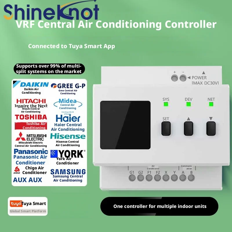 Tuya Intelligent Vrf Central Air Conditioning Control Gateway Can Control Multiple Indoor Air Conditioning Gateways