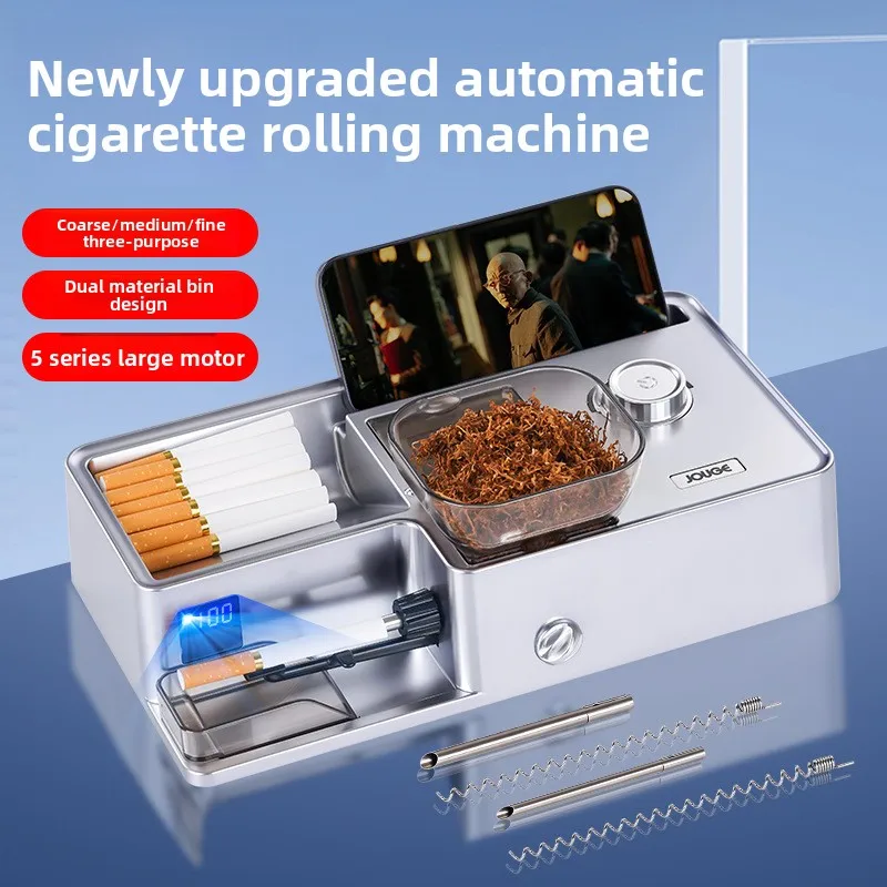 One Machine,three Uses Intelligent Induction Digital Display Electric Cigarette Maker,variable Speed Automatic Cigarette Machine