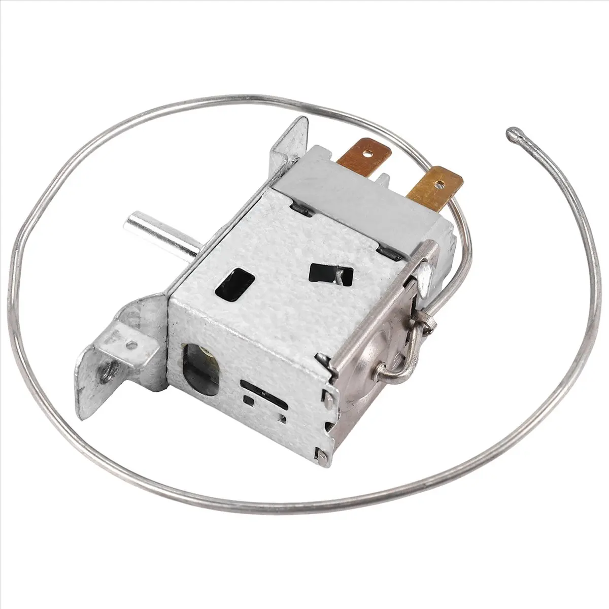 Compatible WPF22A 2Pin Refrigerator Refrigeration Thermostat w 30cm Metal Cord