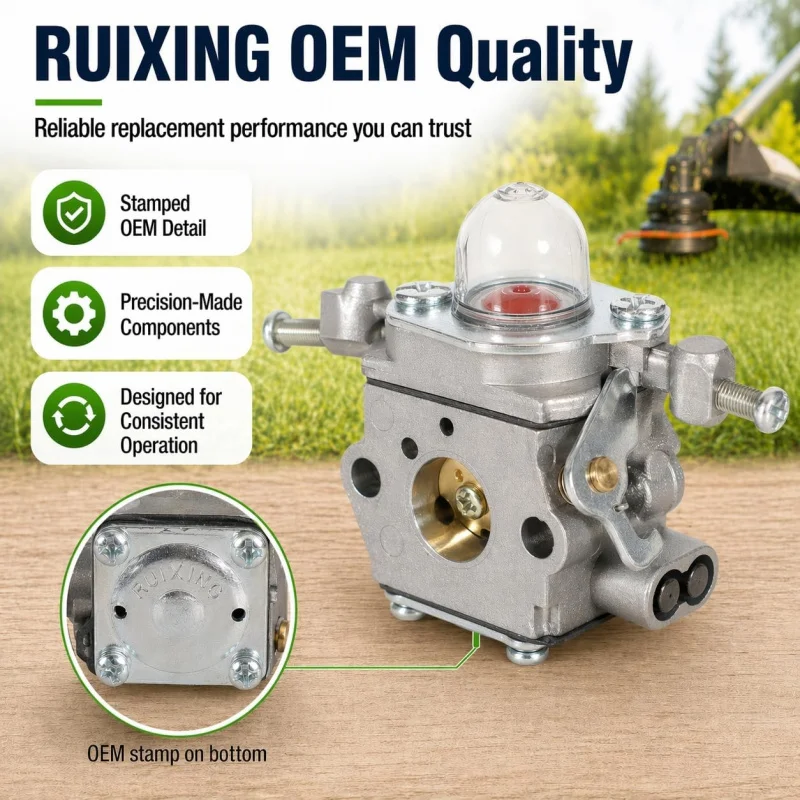 TB22 TB225 Carburetor for Troy-Bilt TB252S TB32EC TB227XP TB22EC TB25CB TB272BC TB80EC TB42BC TB21EC TB25S 25cc 27cc String