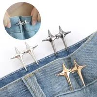 Waist Buckle Adjustable Star Shape Jean Pants Button Detachable Alloy Women's Brooch Fashion Waist Tightener Clothing Accessorie