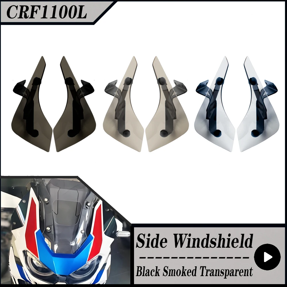 

FOR HONDA CRF 1000L CRF1100LA CRF1100LDA Africa Twin Adventure Sports/DCT 2019-2023 Motorcycle Side Windshield Wind Deflector