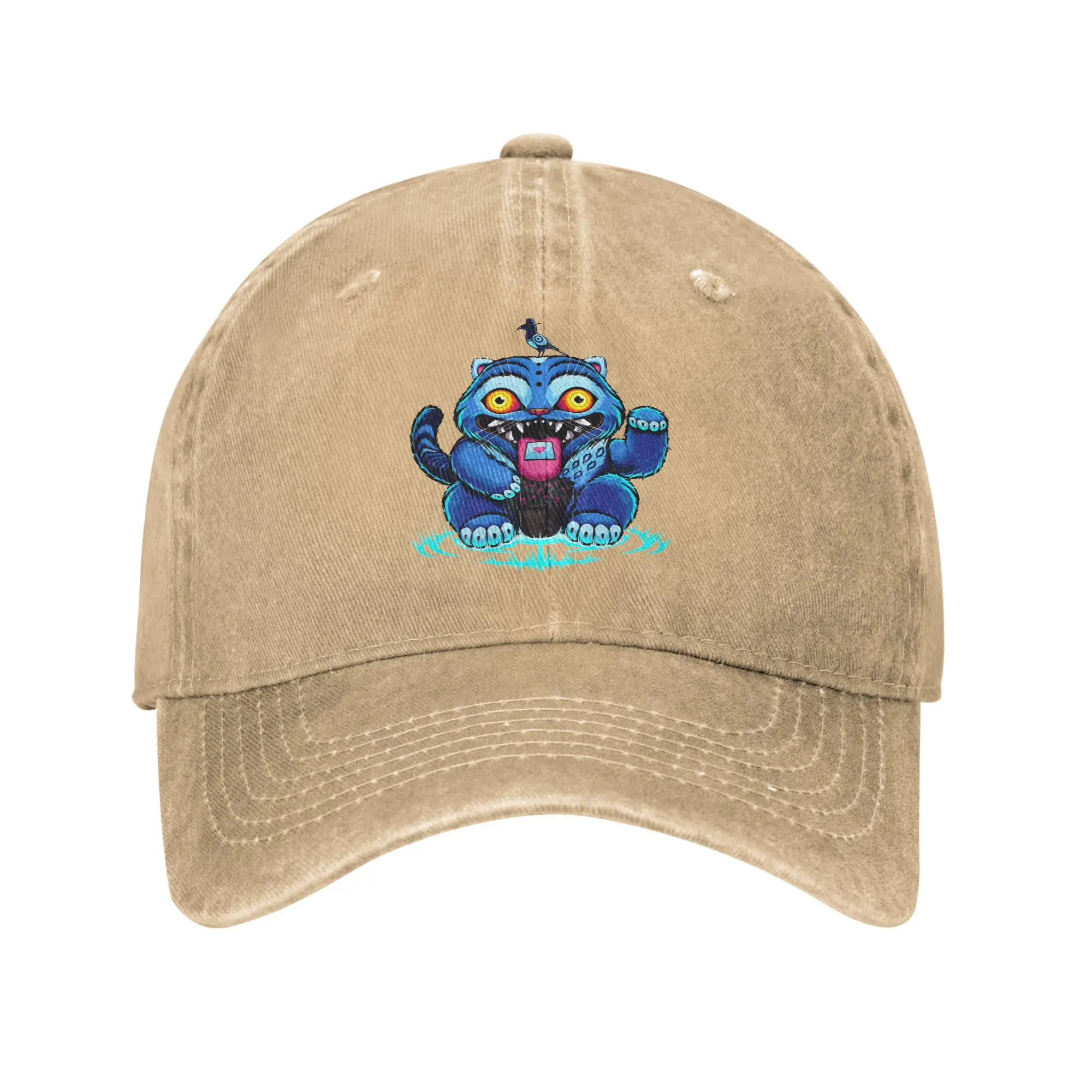 

Baseball Cap Blue Derpy Money Tiger Kpop Demon Hunters Summer Street Style Hip Hop Hats Unisex Men Gym Hot Sale Baseball Caps