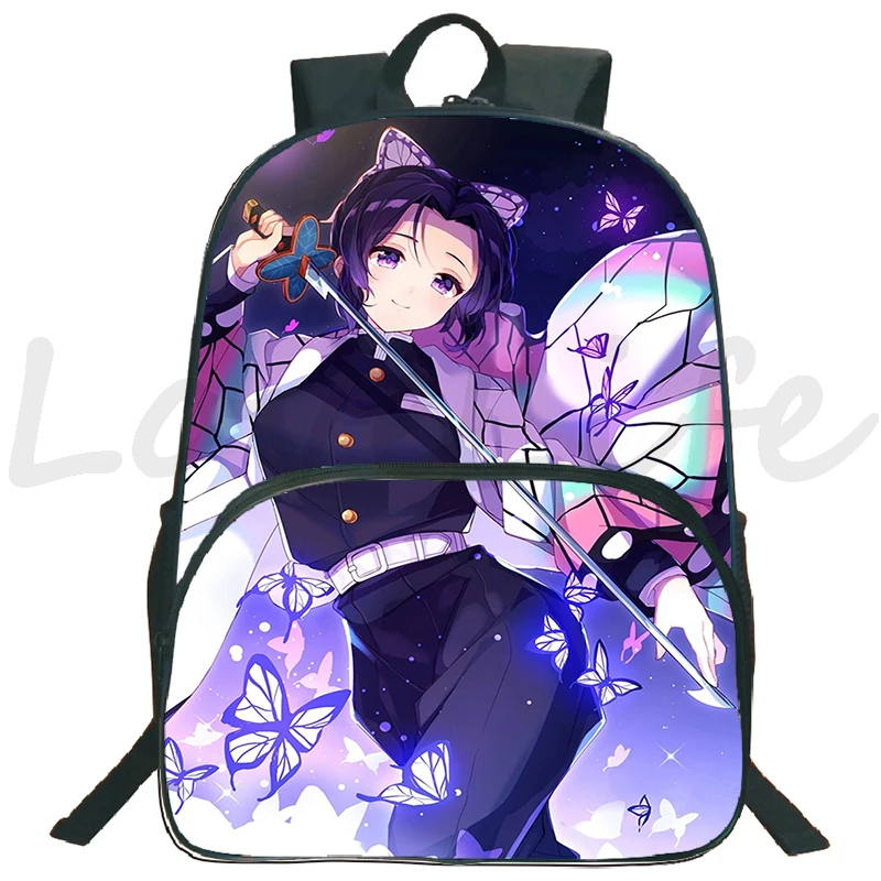 Japan Anime Demon Slayer Kimetsuno Yaiba Rugzak Jongens Meisjes Cartoon Schooltas Kinderen Boekentas Tieners Zip Travel Mochila Mujer