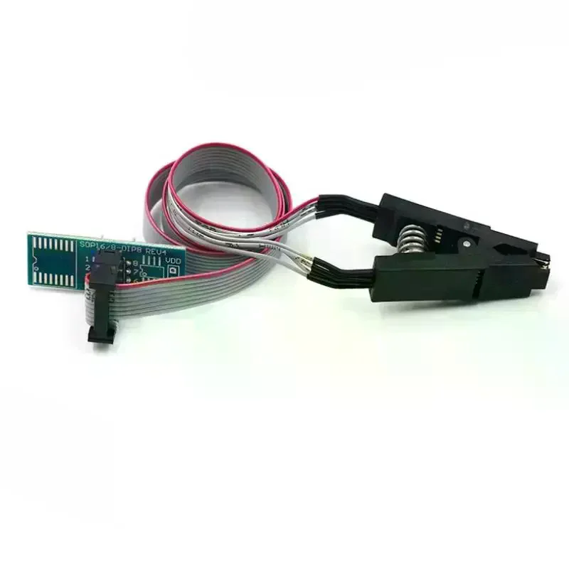 24 25 Series EEPROM Flash BIOS USB Programmer Module + SOIC8 SOP8 Test Clip For EEPROM 93CXX / 25CXX / 24CXX CH341A