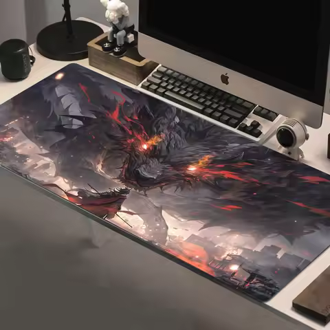 Beast Computer Mousepad Office Large Gaming Mouse Mat Game Rubber Mouse Pad PC Gamer Locking Edge Desk Mat Non-Slip Accessories
