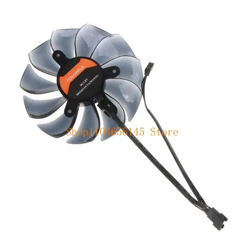 

5asd VGA Fan Graphics Card for Colorful 2060 2070 2080 2080Ti Video Card Cooler