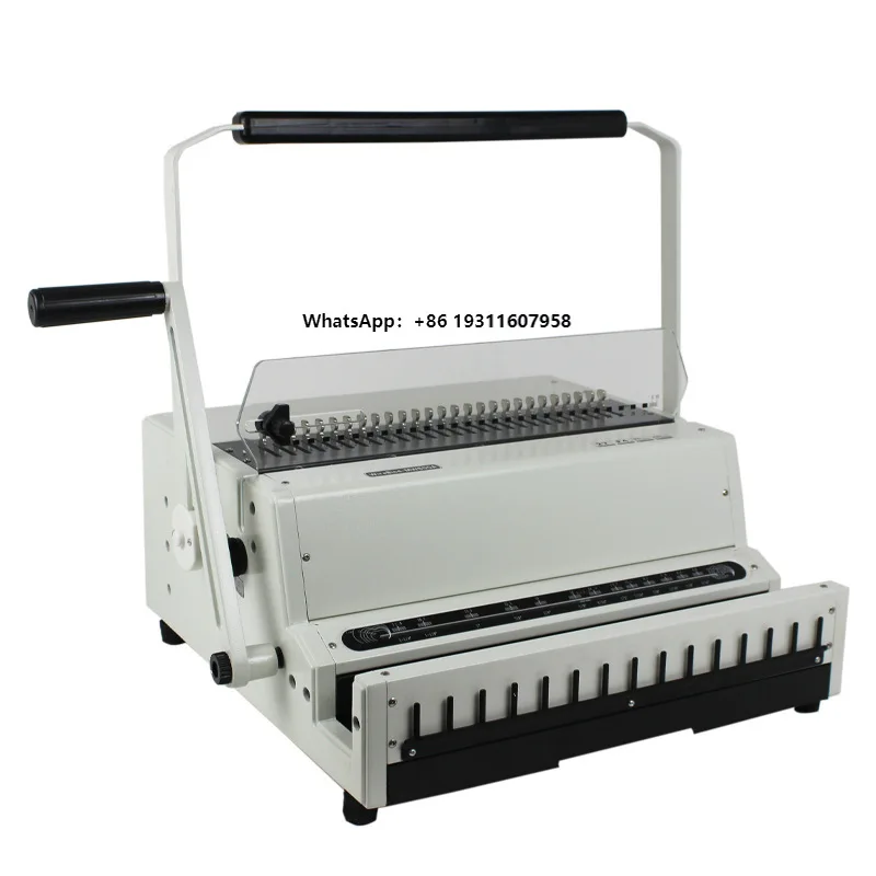 

(676XY) Heavy-duty Wire Binding Machine Loose-leaf Punching Machine Suitable for Binding Books and Documents