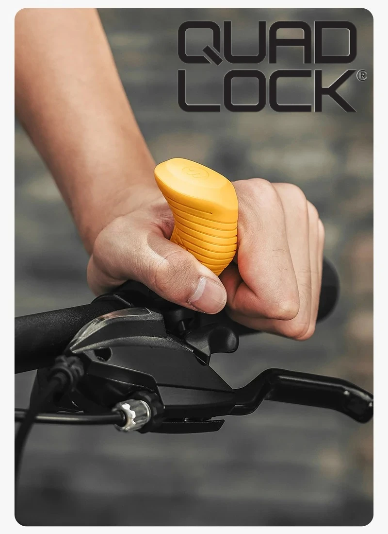 

QUAD LOCK MTB Ergonomic Thumb Support Grips 1 Pair Multicolor Bicycle Small Auxiliary Handlebar Rest Grips Bike Accessories