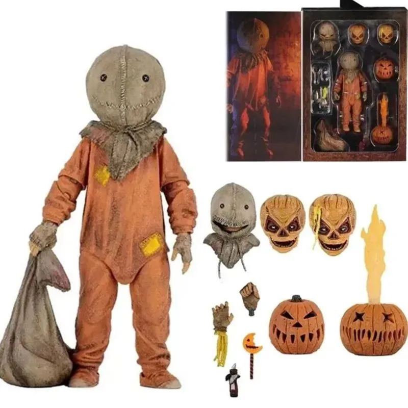 

NECA - "Sam" Trick R Treat Action Figure Ultimate 7" Scale Classic Horror Movie Doll With Bag & Lollipop Halloween Chritmas Gift