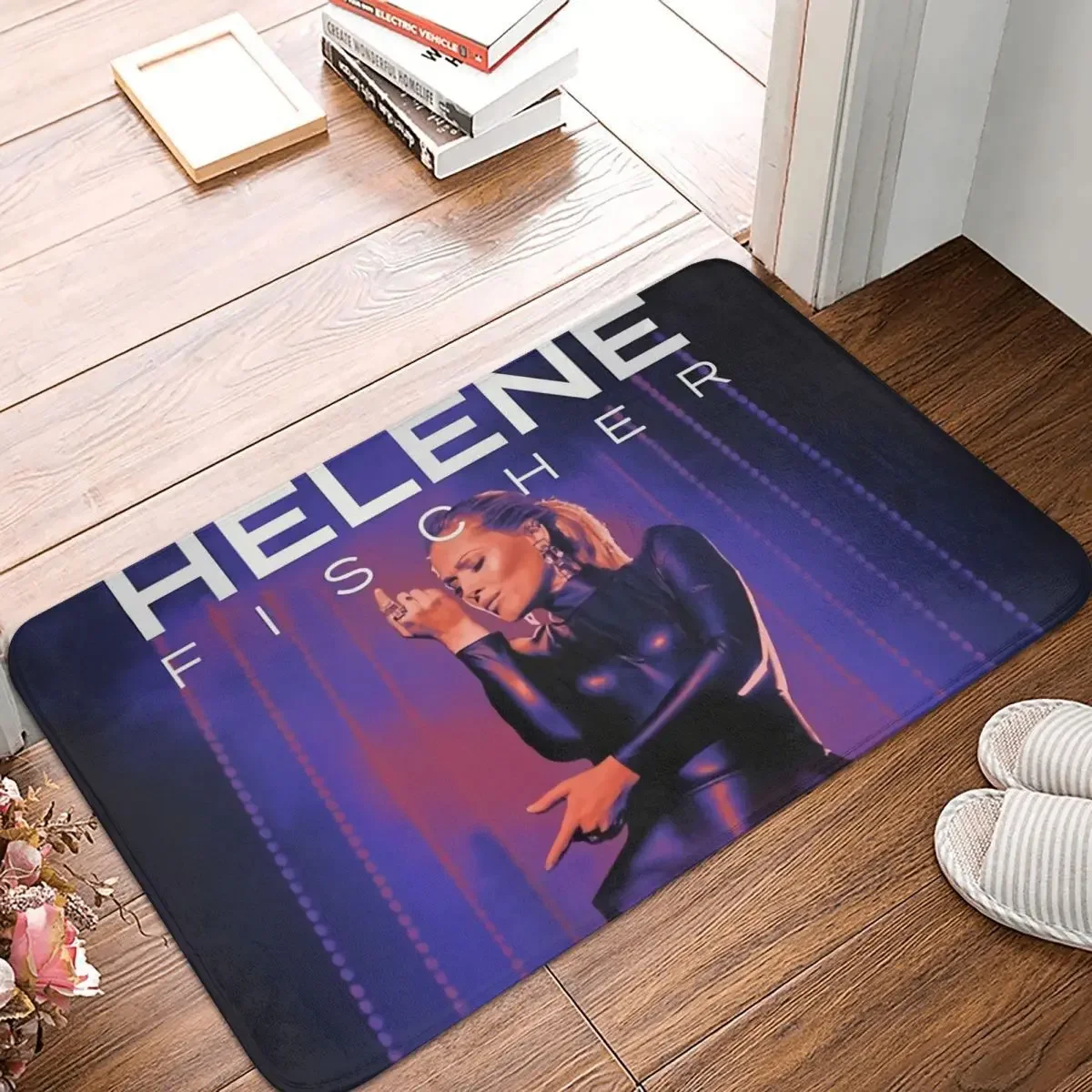 Helene Fischer German Russian Pop Singer Anti-Slip Rug Doormat Kitchen Mat Rausch Die Tour Balcony Carpet Welcome Decorative