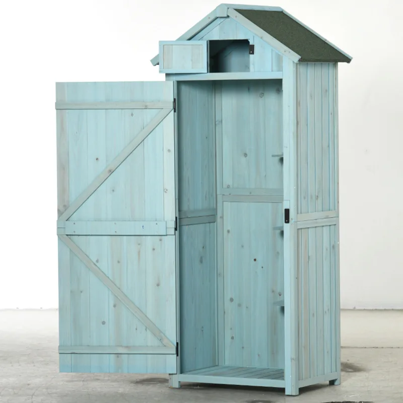 خزانة أدوات الحديقة/منضدة العمل/حامل عرض وعاء الزهور/رف الحديقة/صندوق الأدوات/التخزين #2