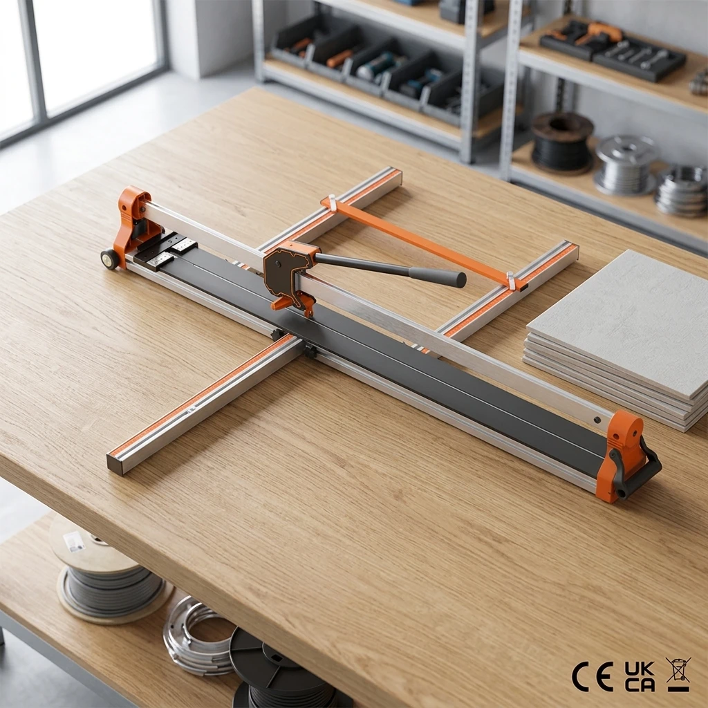 Industrial Hand Push Ceramic Tile Cutting Machine 800mm Precision Floor Tile Glass Cutters for Sale