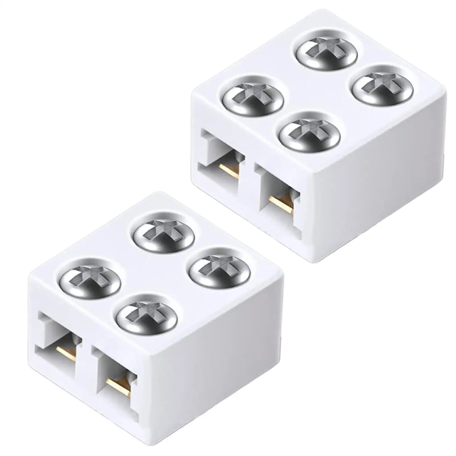 8mm Solderless LED Strip Connector Solderless LED Light Connectors Single Color Tape Lights Fixed Clamps User-Friendly Connector