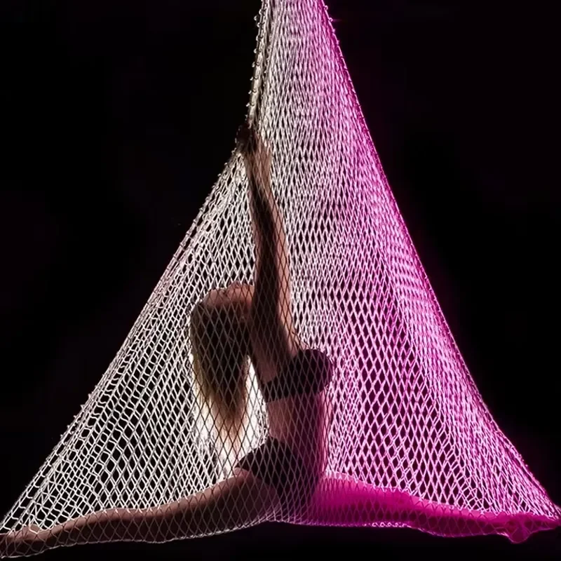 Anti Gravity Yoga Hammock Diamond Braided Fabric Aerial Yoga Swing with Hiking Buckle Strap for Pilates Fitness Studio Home