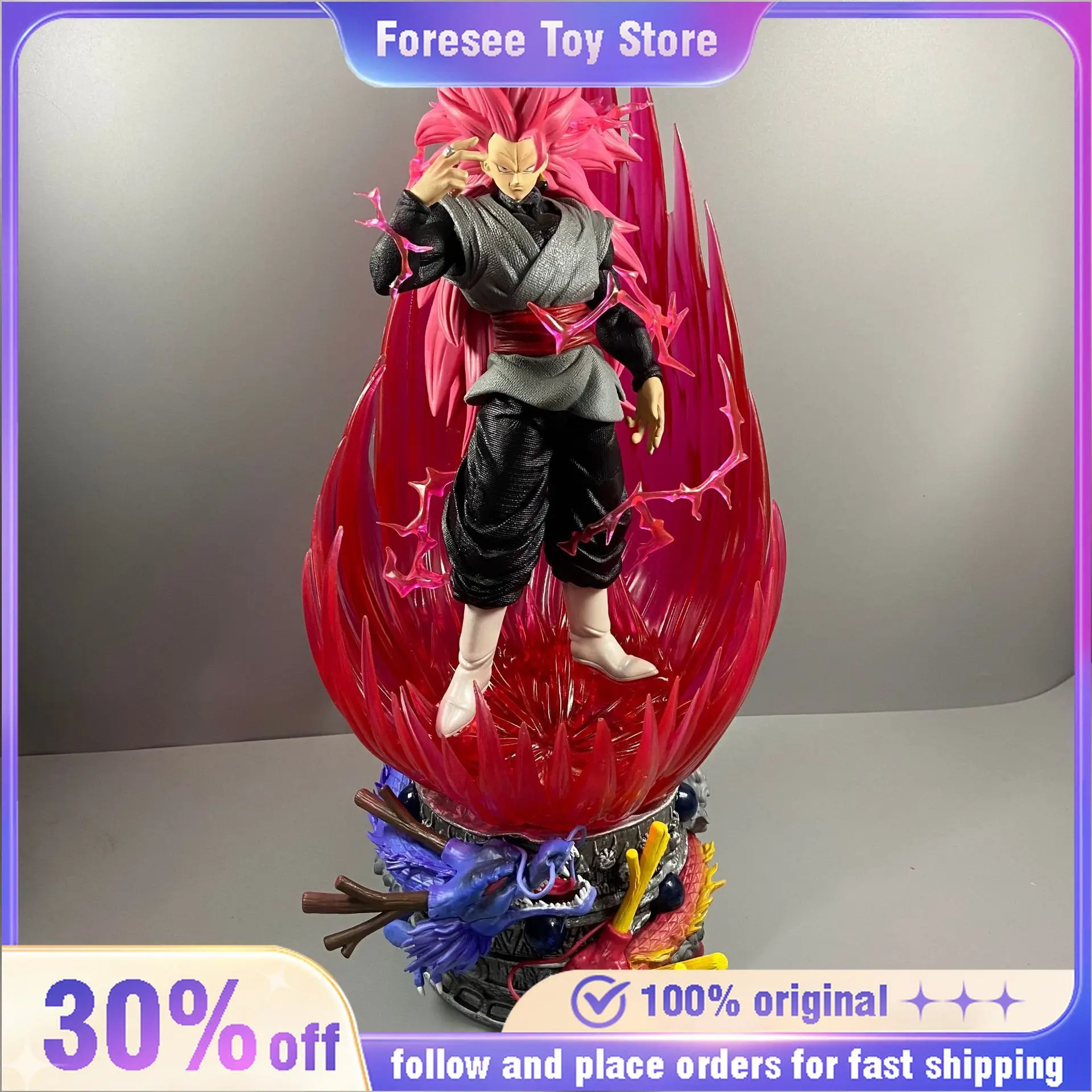 

in stock 46cm Dragon Ball Son Goku Anime Figure Peripheral PVC Model Statue Desktop Decorate Ornaments Kid Birthday Gift Toys