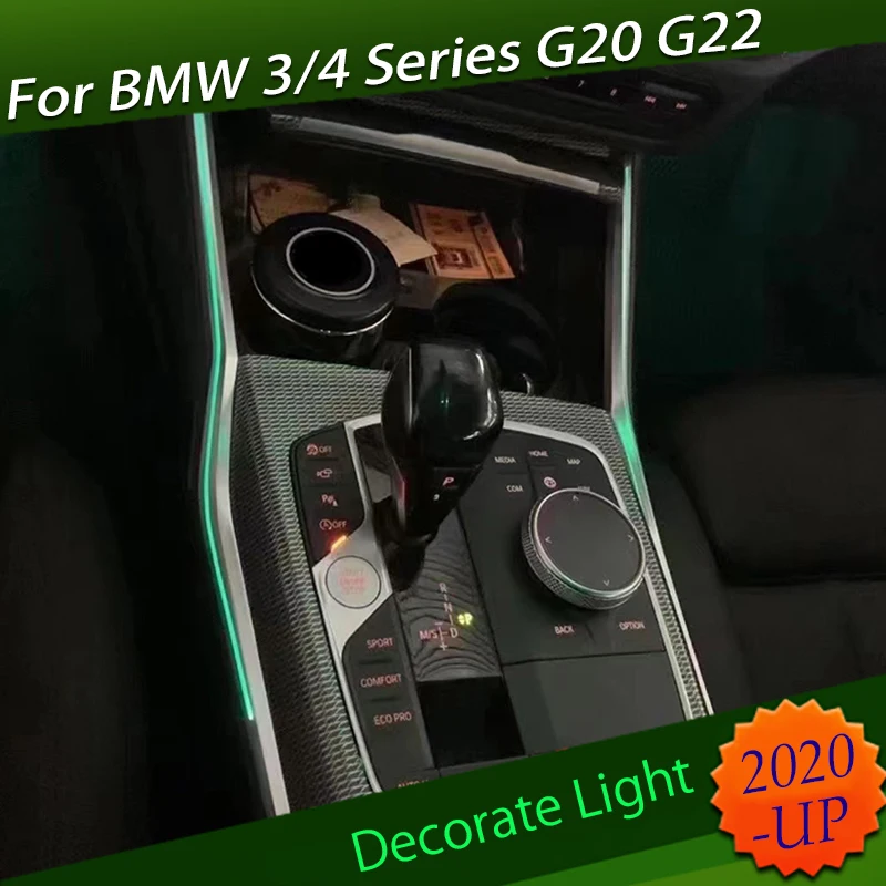 

11 Colours Center console Saddle light For BMW New 3/4 Series G20 G22 M3 M4 2020 2021 2022 LED decorative lights in the car