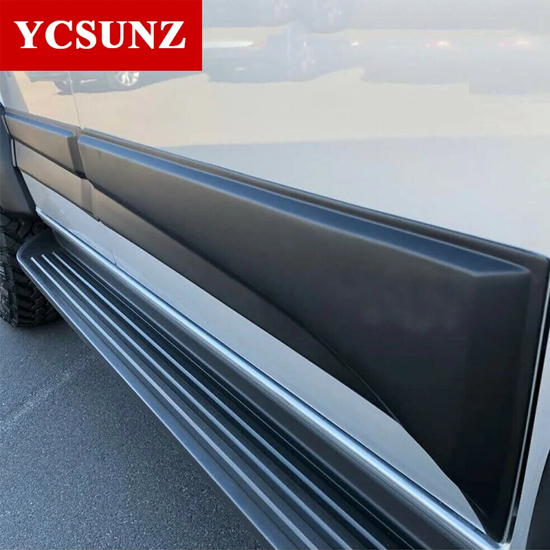 ABS Body Cladding For Chevrolet Holden Colorado 2016 2017 2018 2019 2020 Side Molding Door Body Kits Double Cab Car Accessories