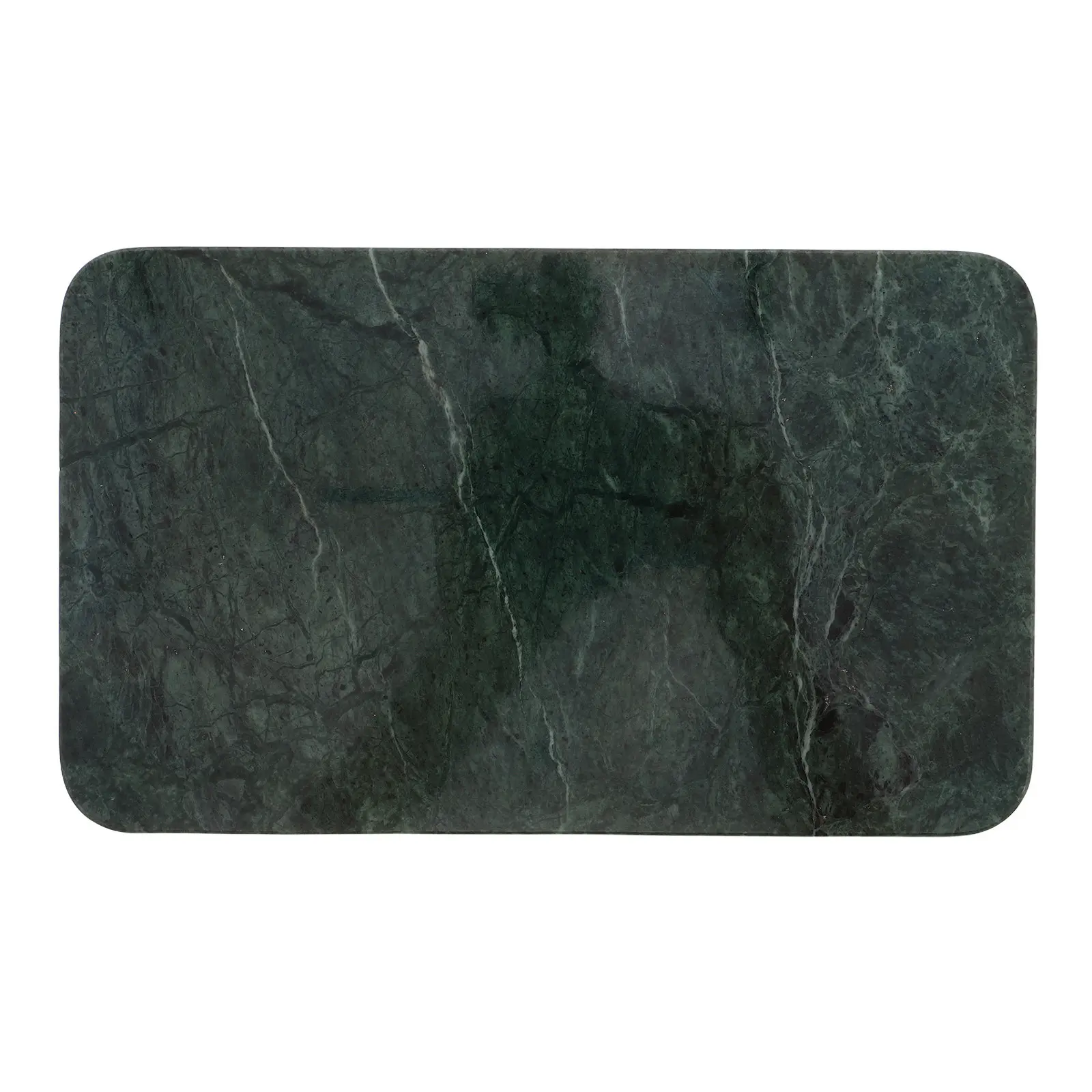 Plateau de service en marbre naturel, plateau en silicone, organisateur de comptoir de salle de bain 9,8
