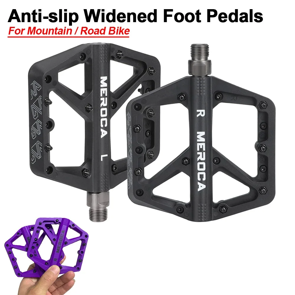 

Ultralight Bearing Anti-Slip Wide Nylon Pedals for MTB/Road Bikes Pedal Mtb Bike Accessories