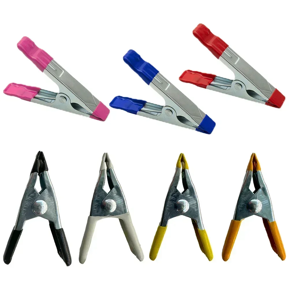 1pcs 2 Inch Heavy Duty DIY Work Clip Large Portable Home Metal Spring Clamp Universal Camping Max Jaw Opening Tools Accessories