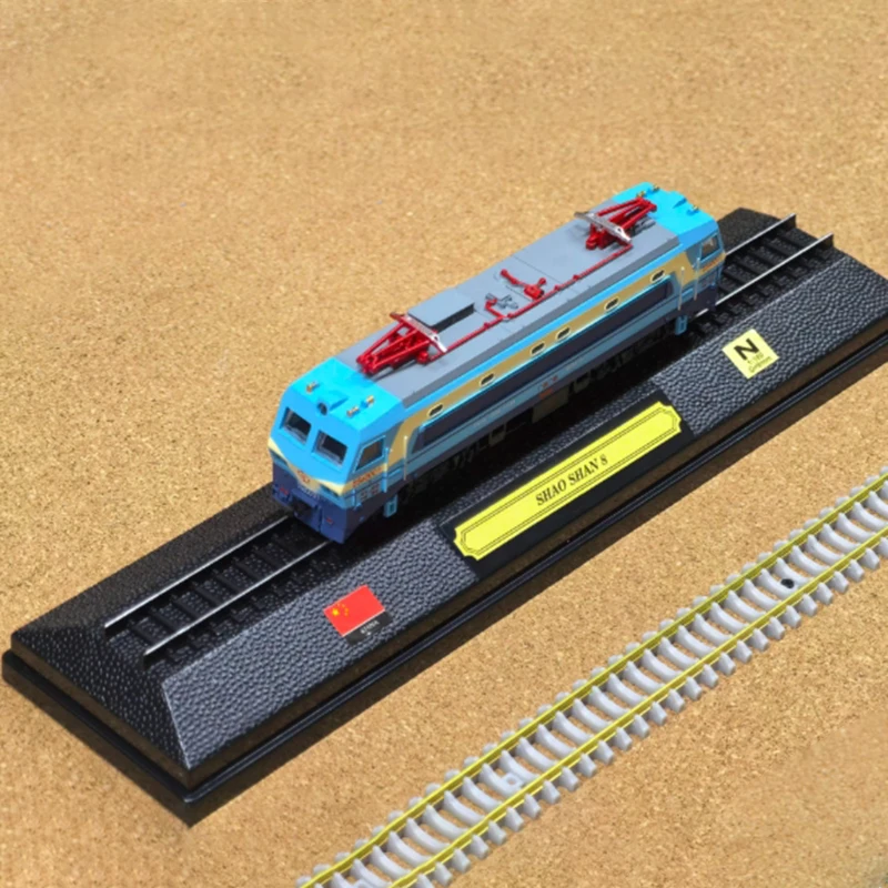 

Масштаб N 1/160, китайский Shaoshan 8 SS8, модель поезда из сплава, статическая коллекция, украшенный сувенир, подарок, хобби и игрушки