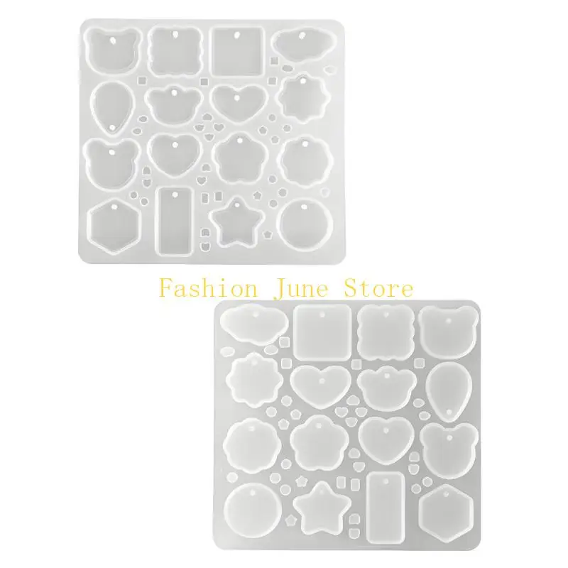 N5KA Versatile Silicone Jewelry Mold Kids Craft Activity Mold For Crafting Unique Earrings Charms And Decorative Items