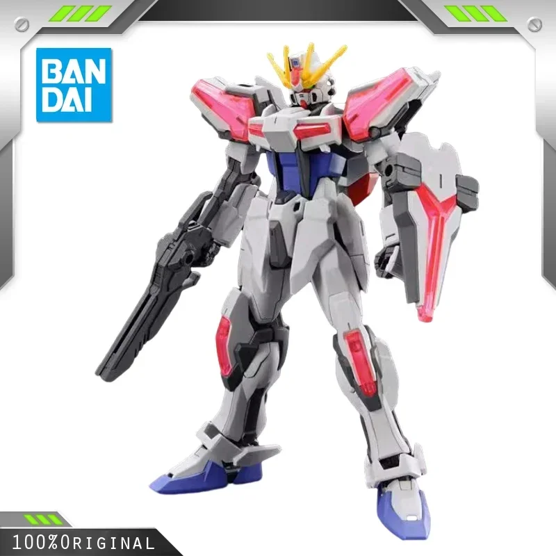 BANDAI Anime EG 1/144 GAT-X105B Build Strike Gundam GUNDAM BUILD METAVERSE Assembly Plastic Model Kit Action Toys Figures Gift