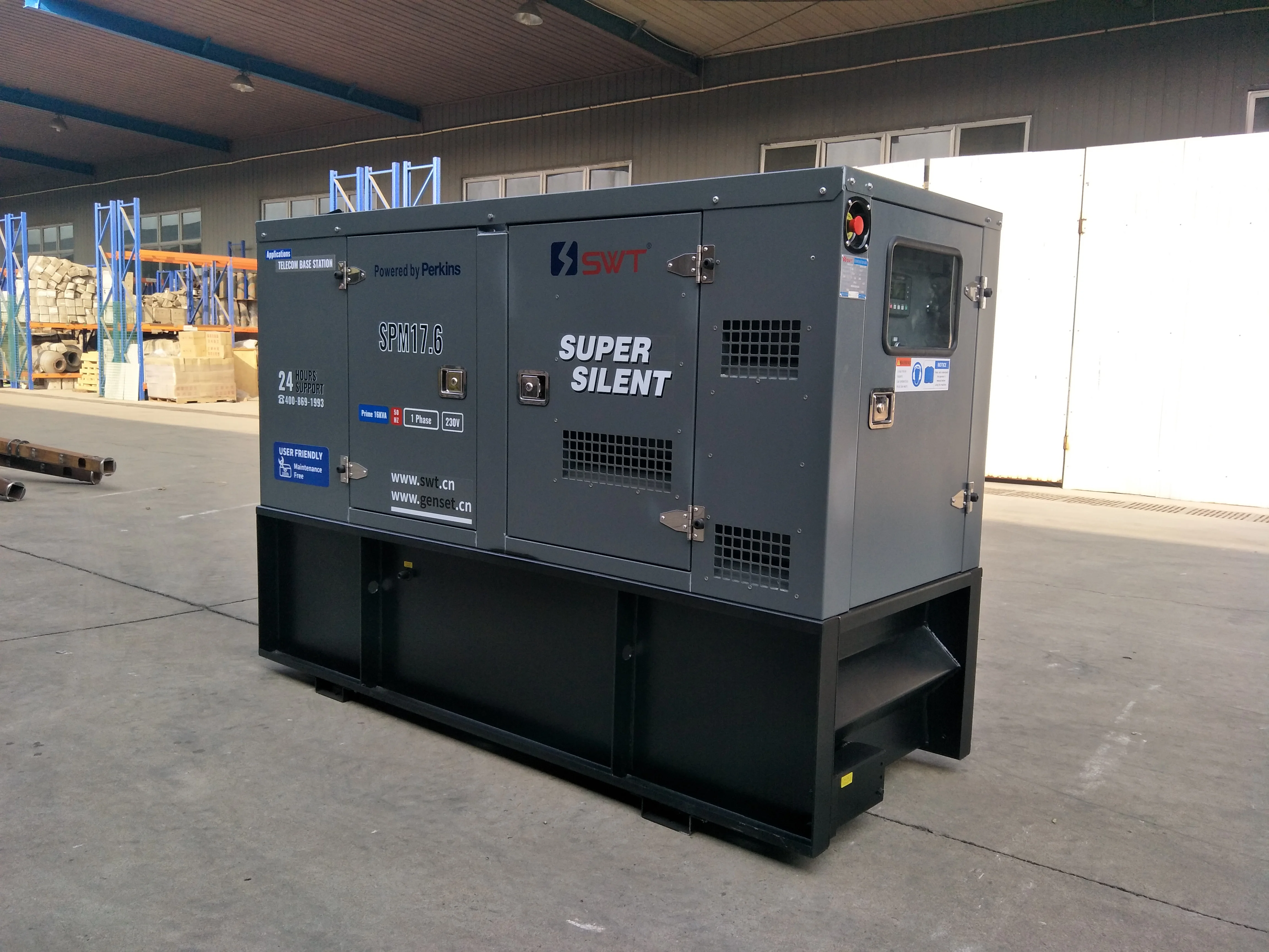 Set Generator Diesel Produsen Profesional Tiongkok Set Generator Diesel Tipe Super Senyap 12,8kw/16kva