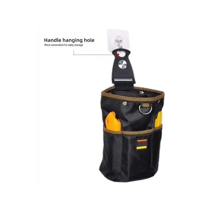 Oxford Cloth Tool Storage Bag With Buckle Rotatable Quick-hanging Waist Tool Bag For Nail Screw Electrician Woodworking Organize