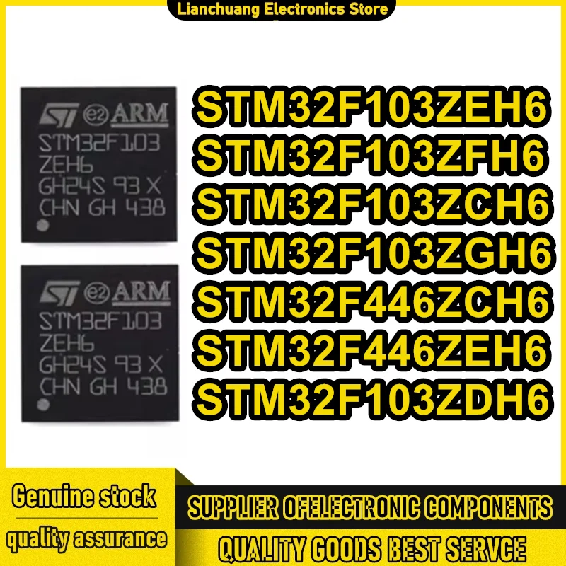 

STM32F103ZCH6 STM32F103ZDH6 STM32F103ZEH6 STM32F103ZFH6 STM32F103ZGH6 STM32F446ZCH6 STM32F446ZEH6 STM32F STM32 STM IC MCU Chip