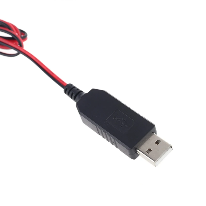 Universal Type-C/USB to 1.5-6V AA Dummy Battery Power Cable with C-typed Adapter for Radio LED Light Toy Remote Control