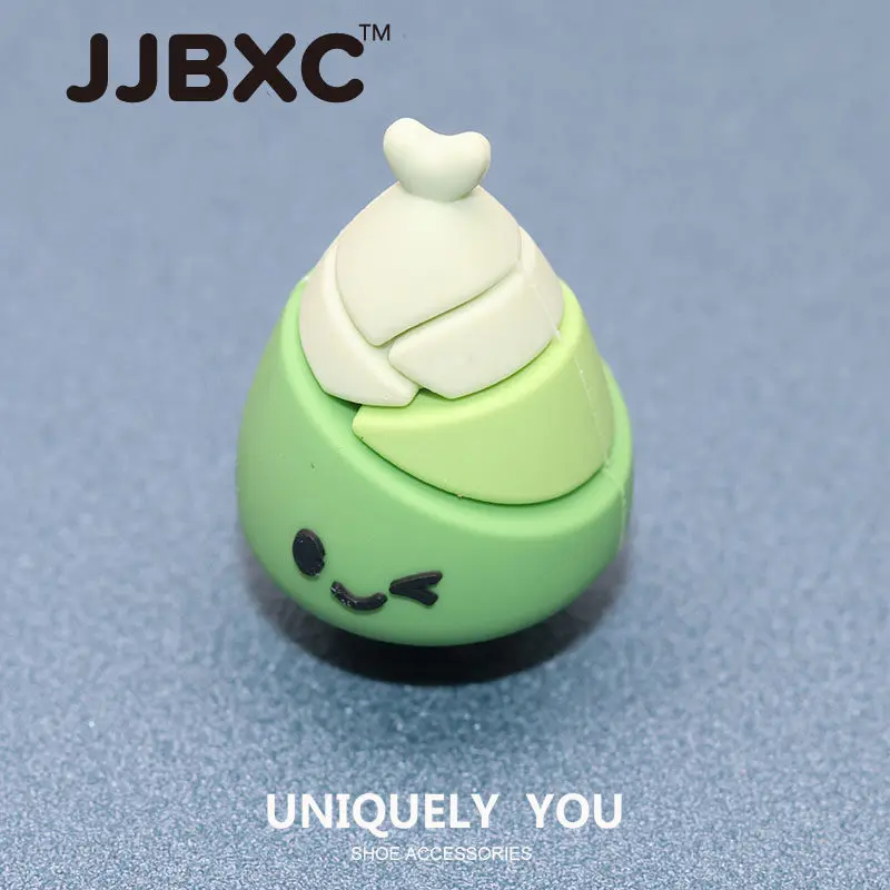 JJBXC Charm Shoe Buckles - Cartoon Hedgehog, Zongzi, Butterfly, Flower Designs for DIY Fashion Shoes
