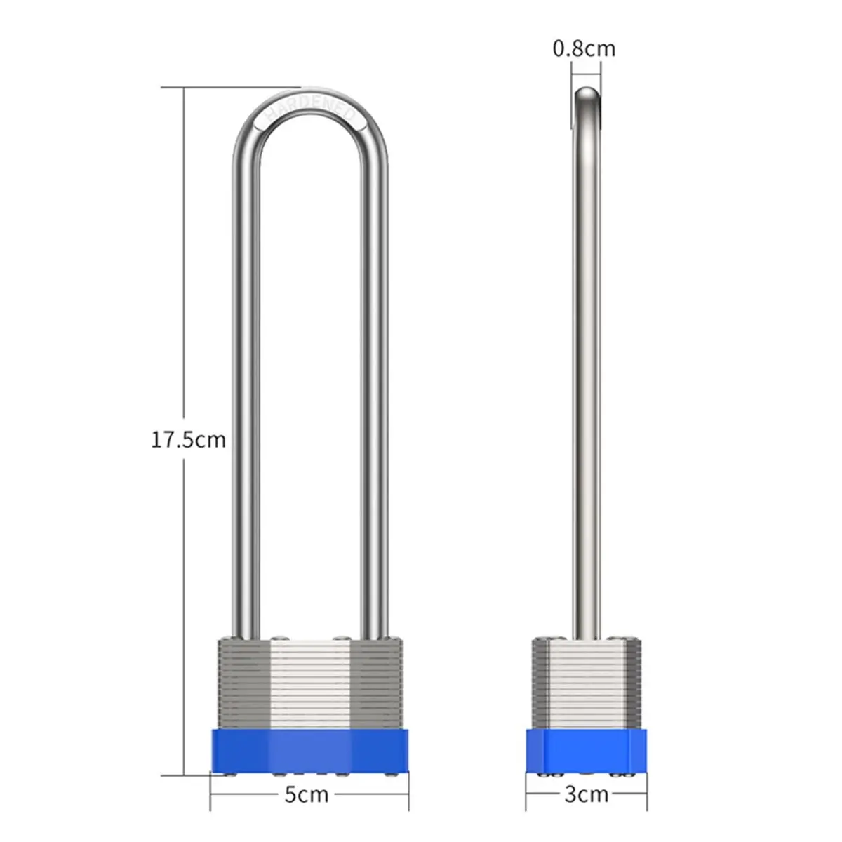 

Четырехзначный кодовый замок из высокопрочной стали для дома, склада и банка