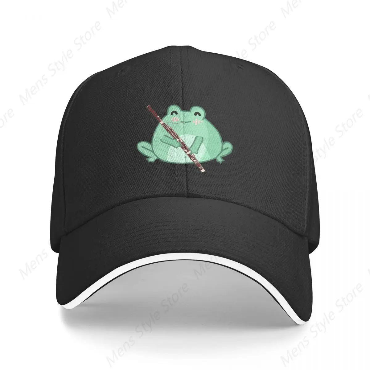 Bassoon Frog Cap Fashion Casual Baseball Caps Adjustable Hat Hip Hop Summer Unisex Baseball Hats Customizable Polychromatic