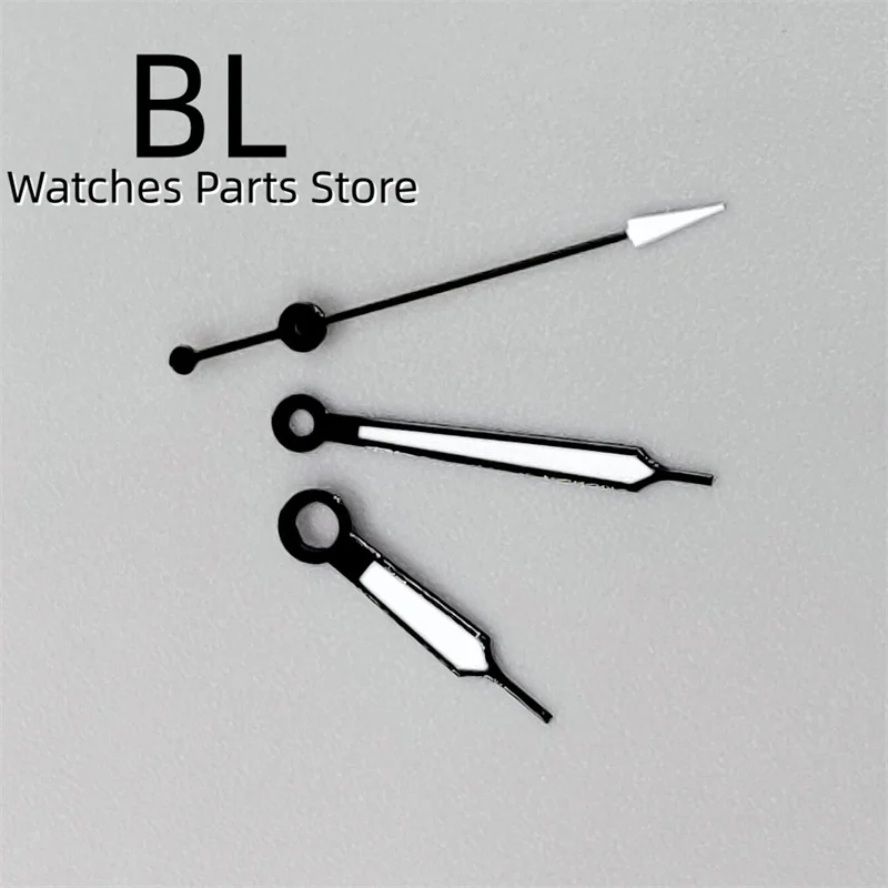 BLIGER NH35 Watch Hands Black White Silver White Silver Yellow Watch Needles Super C3 Green Luminous Pointer Fits Pilot Watch