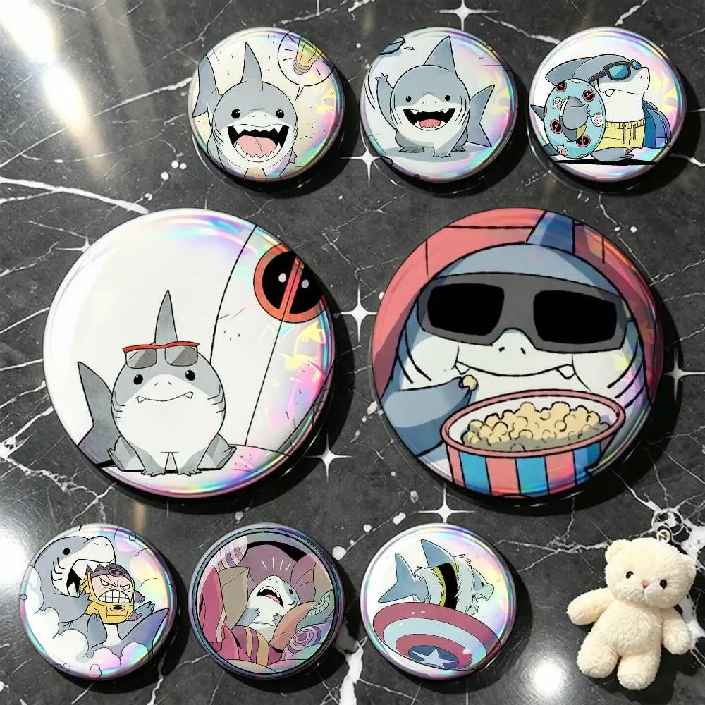 J-Jeff The Land S-Shark Custom Enamel Pin Badges 25mm 32mm 44mm 58mm Backpack Hat Decor Toys Gifts