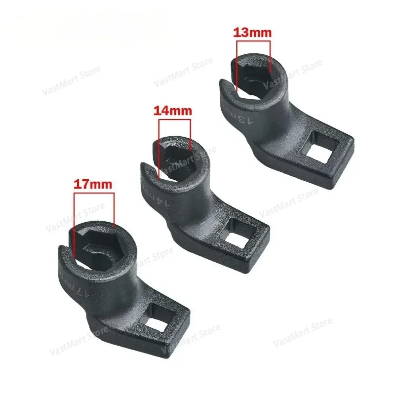 Pcs EGT Sensor Socket Set, 3/8 Drive 13mm 14mm 17mm Exhaust Temp Sensor Removal Tool for Truck & Light Commercial Vehicle Repair