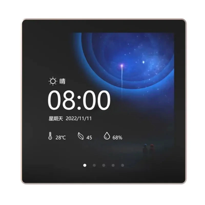 Placa de desenvolvimento 4inch-ST7701-Relayx1 ESP32-S3 4 polegadas LCD TouchScreen Display 480x480 RS485 /SHT20 /Relé para Arduino LVGL 86