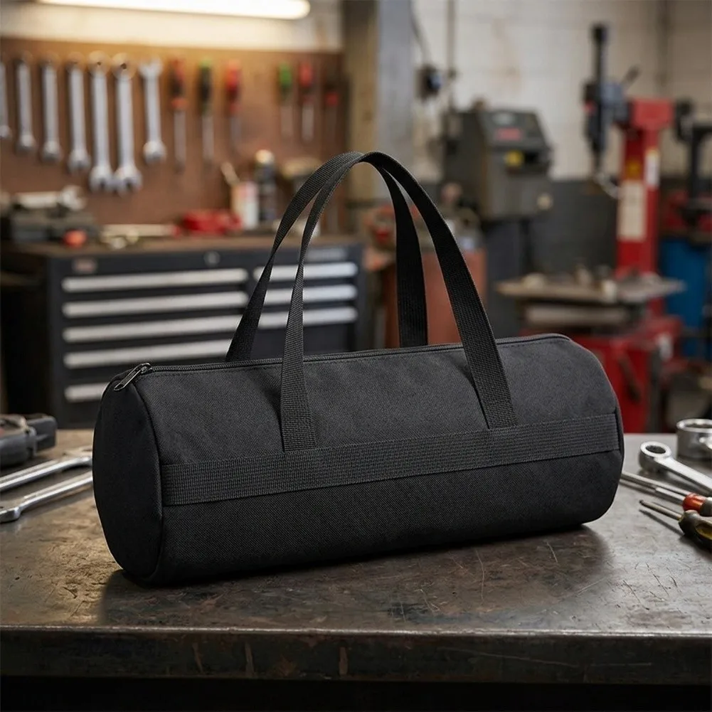 Tool Bag For Mechanics Tool Bag Mechanic Repair Bag Canvas Tool Tote Secure Zipper Lock Lightweight Design Dustproof Closure