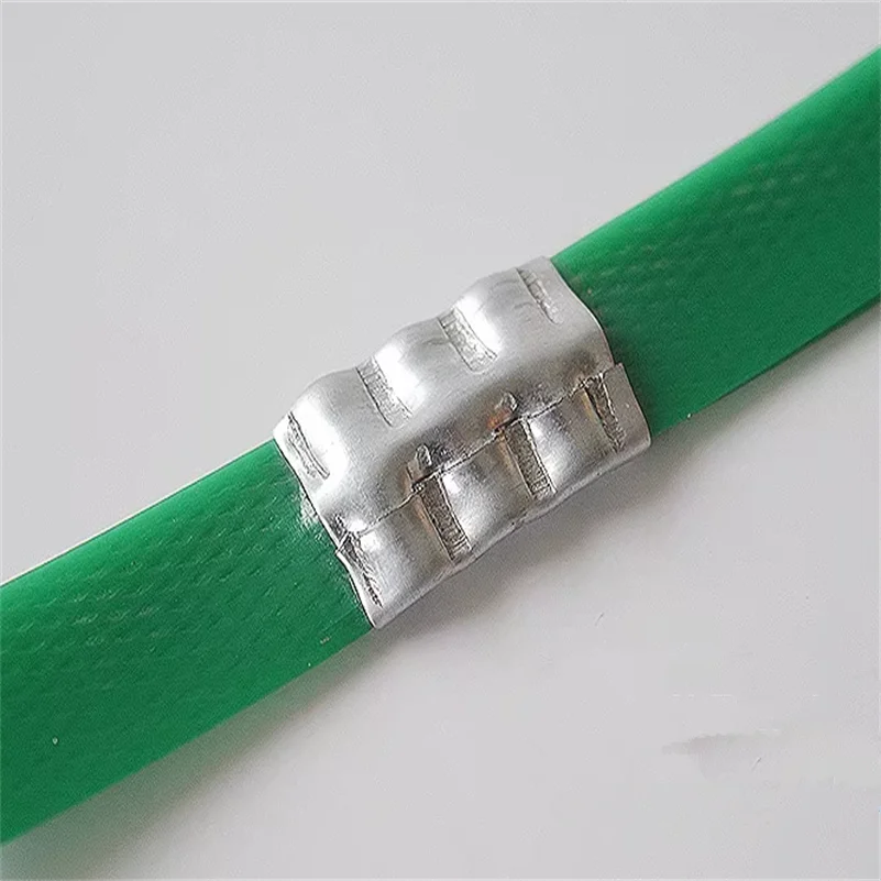 Strapping Machine Wrapping Machines Parts Iron Sheet Steel Belt Buckle Plastic Steel Belt PET Packaging Buckle 1608 1910 CLAMP