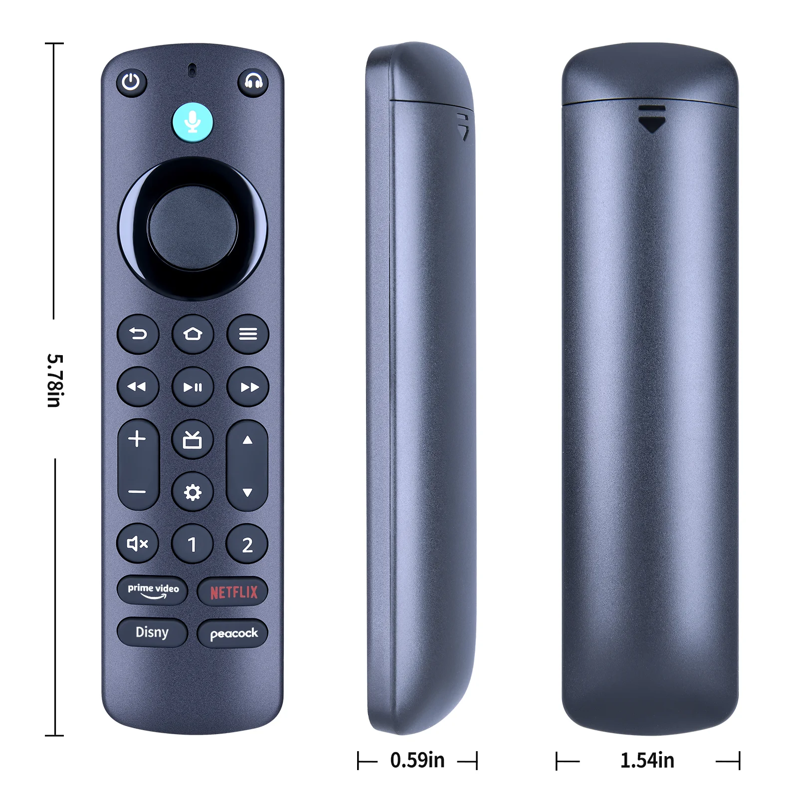 Replacement Remote Control Compatible with Amazon Alexa Fire TV Pro Fire TV Cube And Fire TV Stick 2Nd And 3Rd Gen