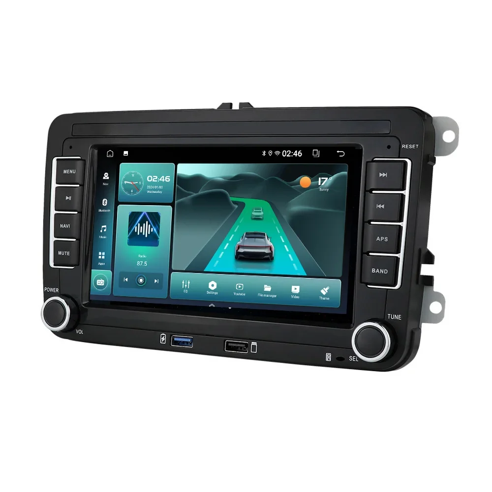 Android Car Radio For  VW Passat B6 B7 CC Tiguan Touran GOLF POLO GPS Radio DSP BT5.4 5G+2.4G WIFI6